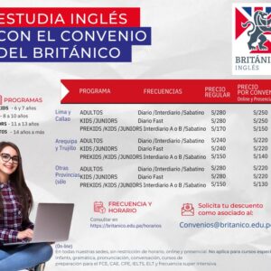 Tarifa especial para Asociados y familiares directos